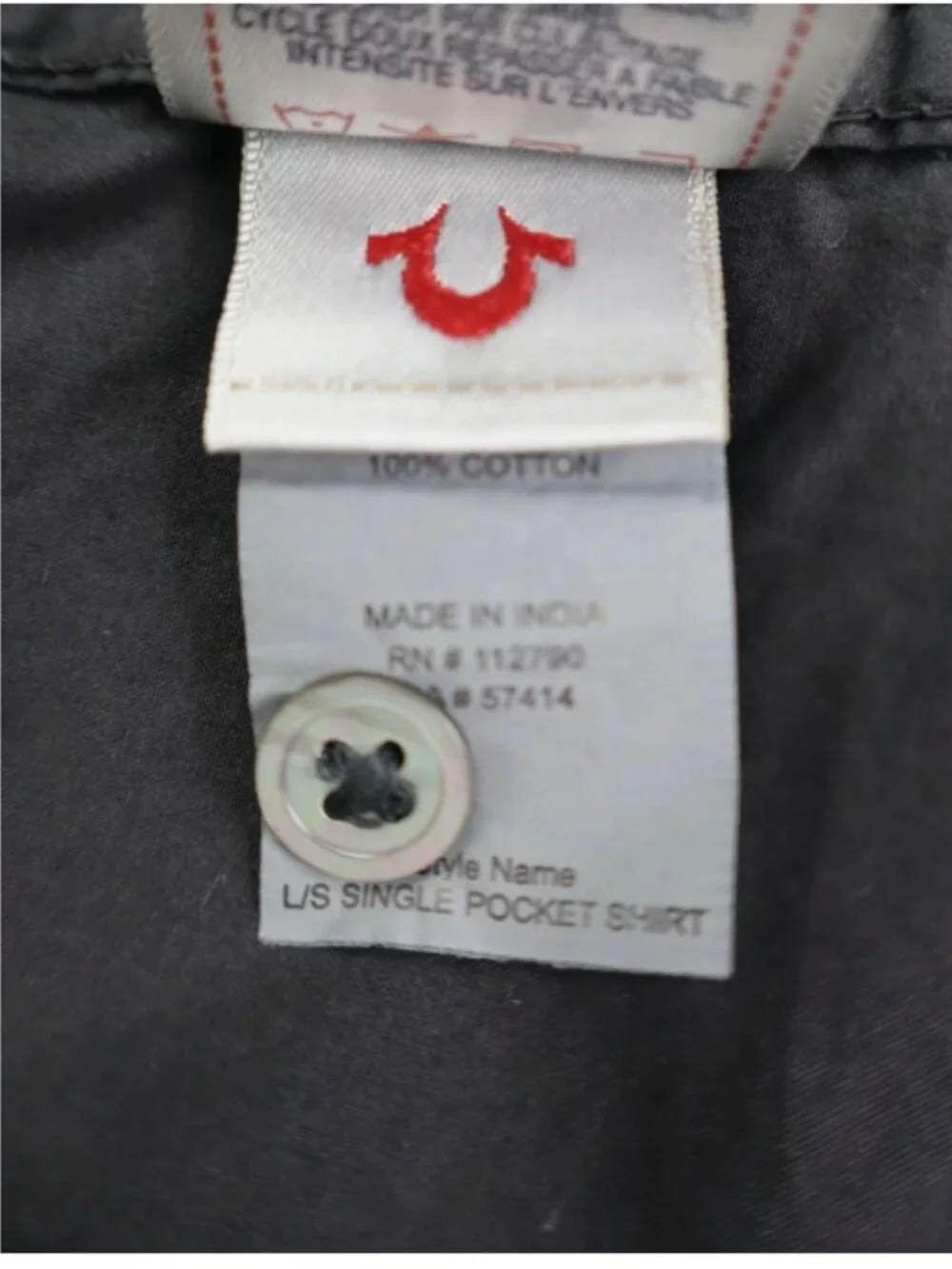 True Religion new tags
